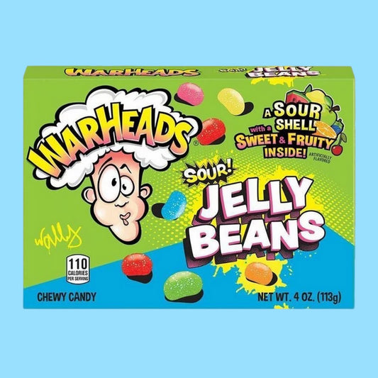 Warheads Sour Jelly Beans 113g